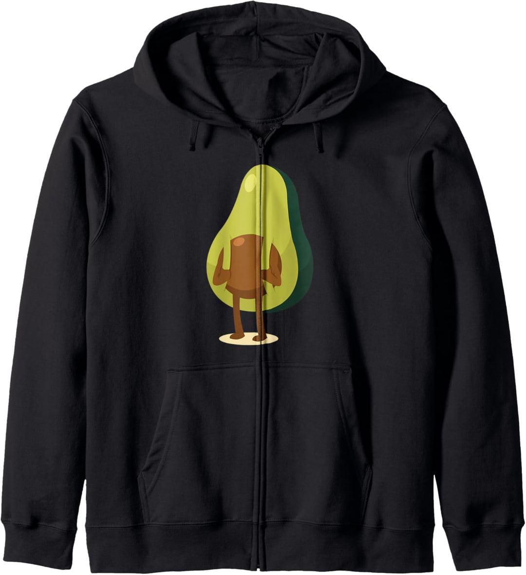 Avocado mit Rucksack - Lustig Vegan Geschenk Vegetarier Kapuzenjacke