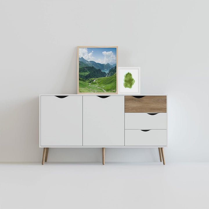 accent by nielsen Holz Bilderrahmen Apollon, 50x60 cm, Silber 50 x 60 cm Silber, 50 x 60 cm Silber