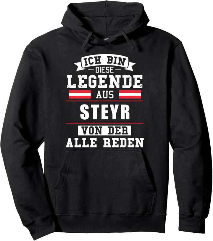 Steyr Österreich Stadt Heimat Österreicher Pullover Hoodie