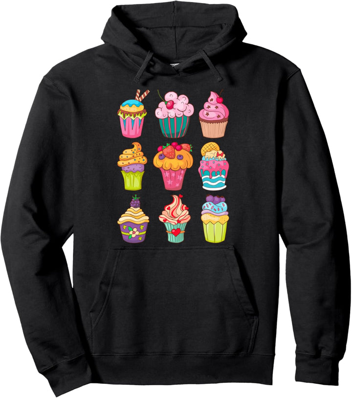 Cupcake Backen Bäcker Bäckerei Kuchen Pullover Hoodie