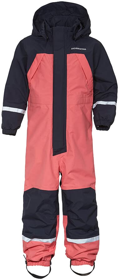 DIDRIKSONS Zeb 2 Overall Kinder pink/schwarz