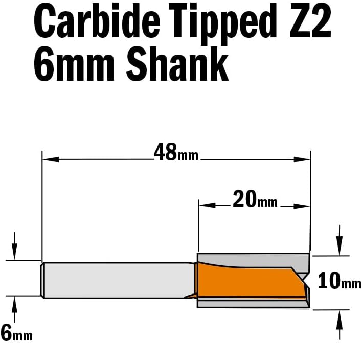 CMT ORANGE TOOLS 711.100.11 - NUTFRÄSERHM S=6 D=10X20 CMT 711.100.11, CMT 711.100.11