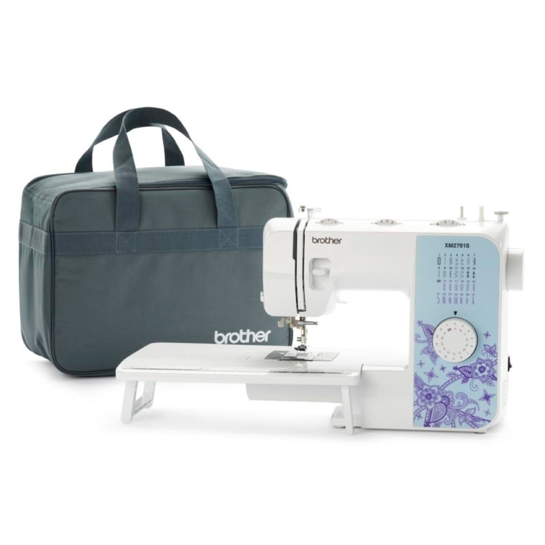 Brother XM2701S Nähmaschine (Exklusive Edition), Tisch und Tasche inklusive, 27 Nähprogramme, Freiar