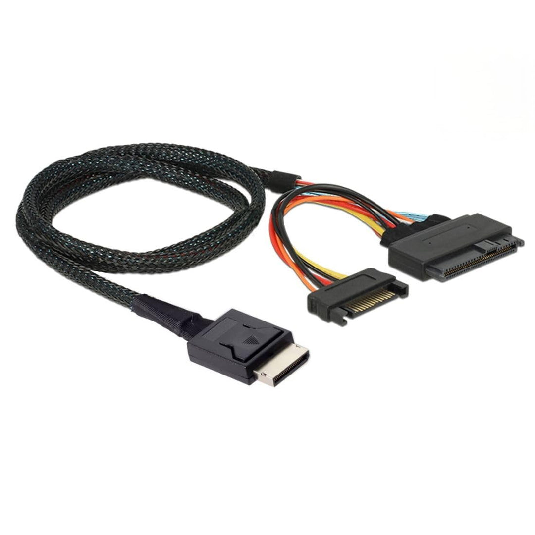 ChenYang CY SFF-8611 Oculink Stecker auf U.2 U.3 SFF-8639 Buchse NVME PCIe PCI-Express SSD Kabel mit