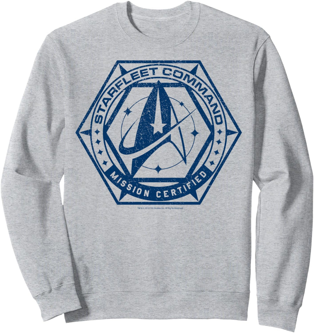Star Trek Discovery Mission Certified Chest Logo Sweatshirt