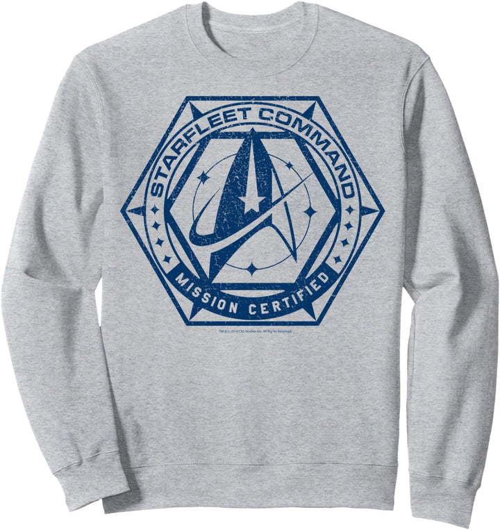 Star Trek Discovery Mission Certified Chest Logo Sweatshirt