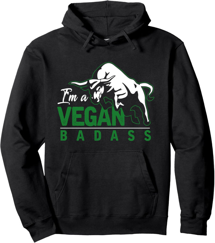 Knallharter Veganer Geschenk Veganismus Vegan Pullover Hoodie