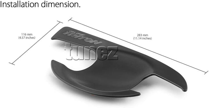 TUNEZ® Türgriff Cup Guard Abdeckung für L200 Triton Barbarian X Warrior Challenger 4 Life GLX GLS Ex