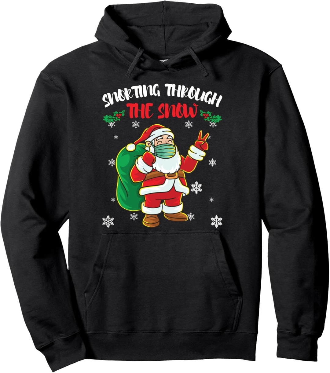 Weihnachtsmann Maske Toilettenpapier Desinfektionsmittel Pullover Hoodie
