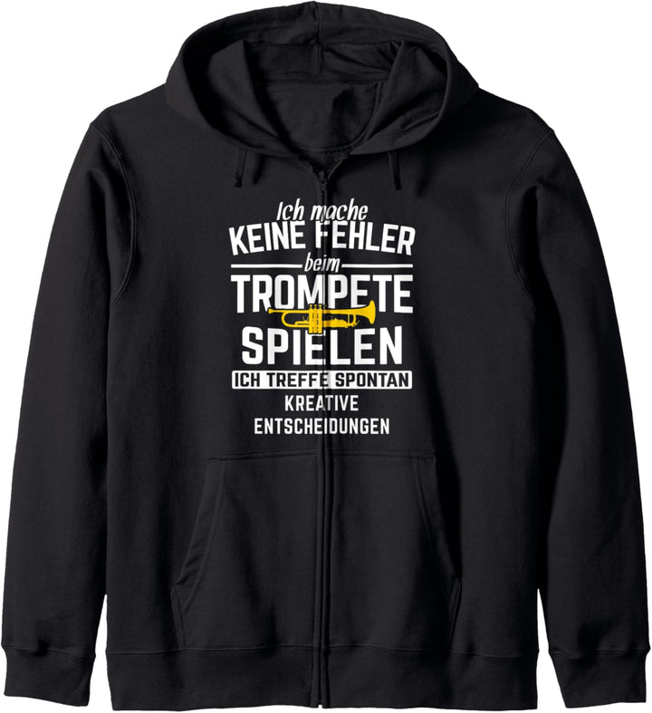 Spontan Kreative Entscheidungen Trompeter Blasmusik Trompete Kapuzenjacke