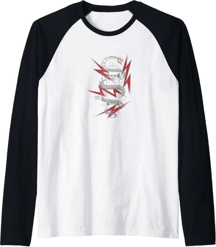 Skateboard-Profil. Raglan