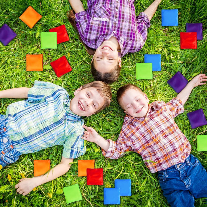 Cornhole Säckchen, 20er-Pack Bunte Bean Bags - Outdoor Spiele für Kinder