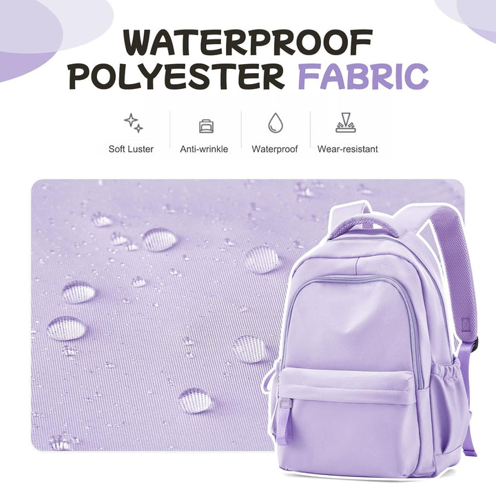 WEPLAN Schulrucksack Mädchen Jungen Rucksack Schule Teenager,Wasserdicht Rucksack School Bag,Schulra