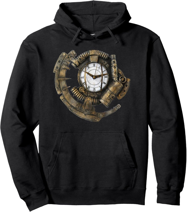 Steampunk Clock Vintage Zeitmesser Geschenk Shirt Pullover Hoodie