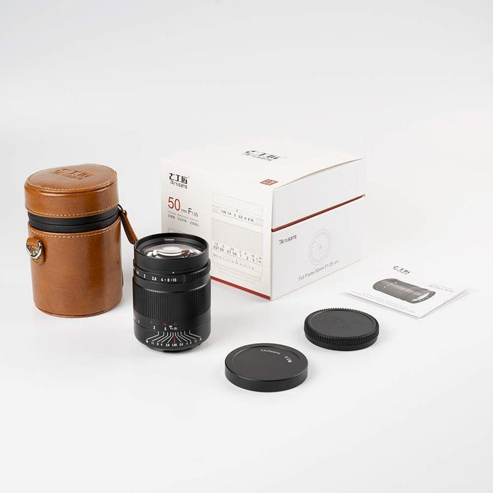 7artisans 50 mm f1.05 grosse Blende Vollrahmen manueller Fokus Objektiv kompatibel mit Canon R-Mount