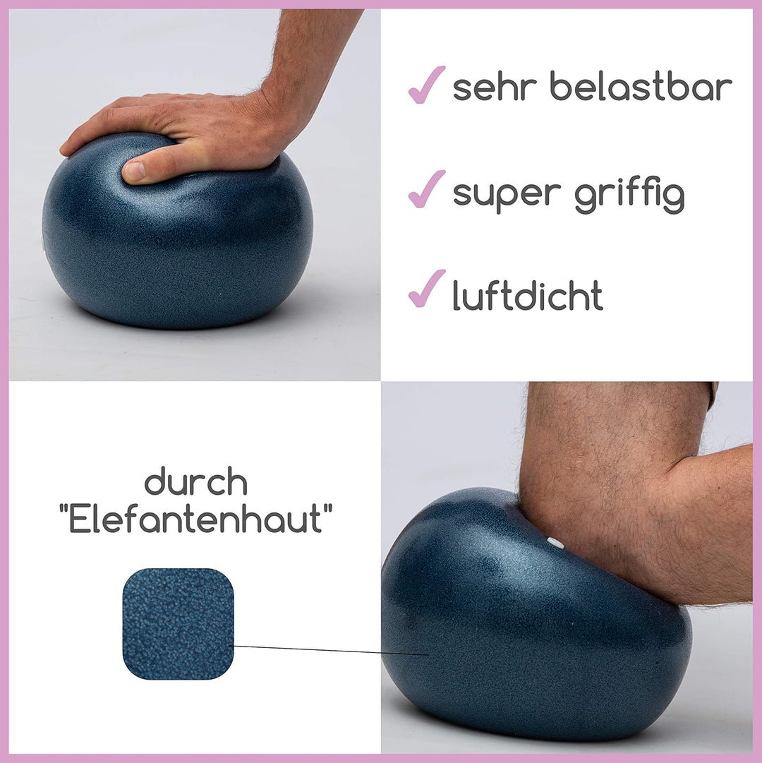 Pilates Ball rutschfest - Soft Pilatesball 23cm - Physio-Therapieball - Gymnastikball klein - BPA-fr