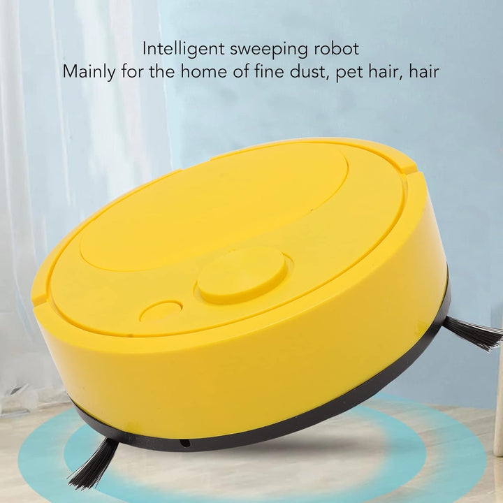 Roboter Staubsauger, USB Lade Mini Smart Kehrroboter, Wischroboter Staubsauger für Holzböden, Fliese