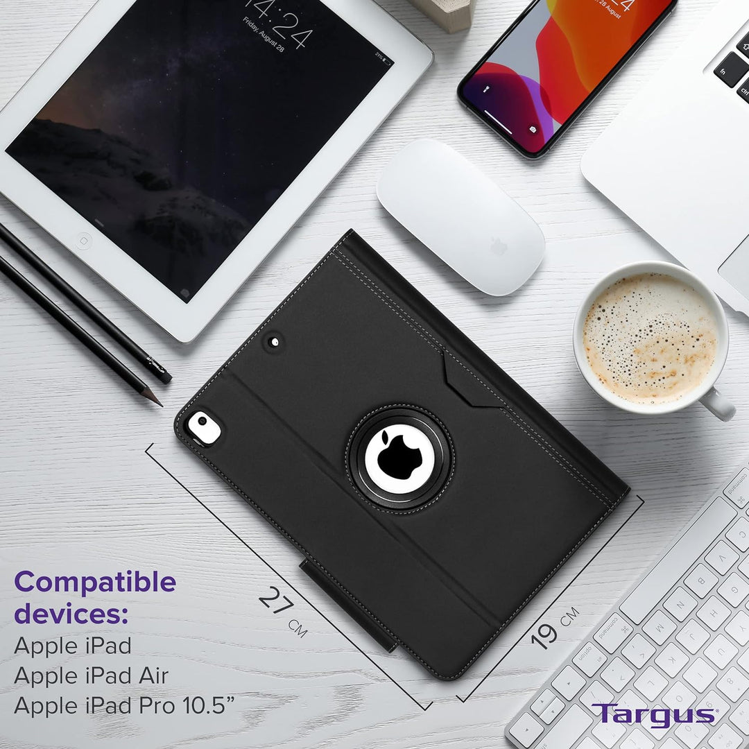 Targus VersaVu THZ855GL Hülle für 10,2-Zoll-iPad (9e/8e/7. Generation) | „iPad Air“ 10,5 Zoll und 10