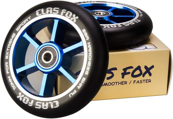 Pro Stunt Scooter Rollen Roller Räder 110mm EIN Paar mit ABEC-9 Kugellager CNC Metallker (2 stücke)