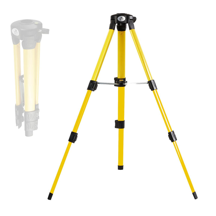 TOPWAY Lasernivellier-Teleskopstativ 37–74 cm, 3-teilig, höhenverstellbare Stativhalterung für Rotat