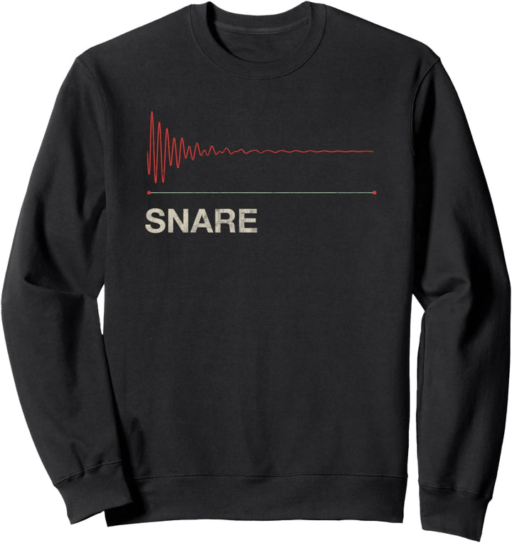 Snare Audiowave DAW Producer DJ Vintage Kick Clap Drum Sweatshirt