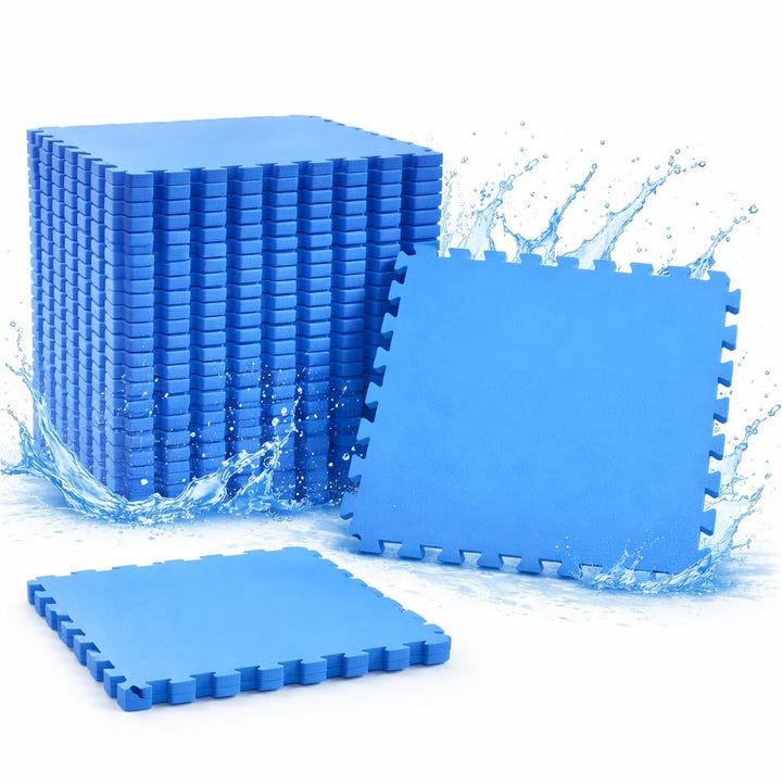 EYEPOWER 3,8m² Poolunterlage aus 16 grossen Matten - 50 x 50 x 1cm Dicke Poolmatte - Pool Unterlage