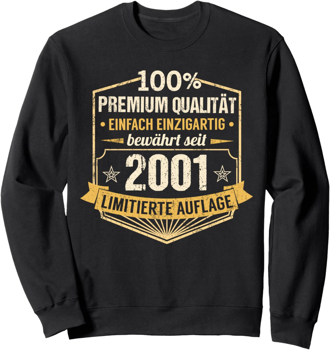 23. Geburtstag Mann Frau 23 Jahre 2001 Deko Lustig Geschenk Sweatshirt