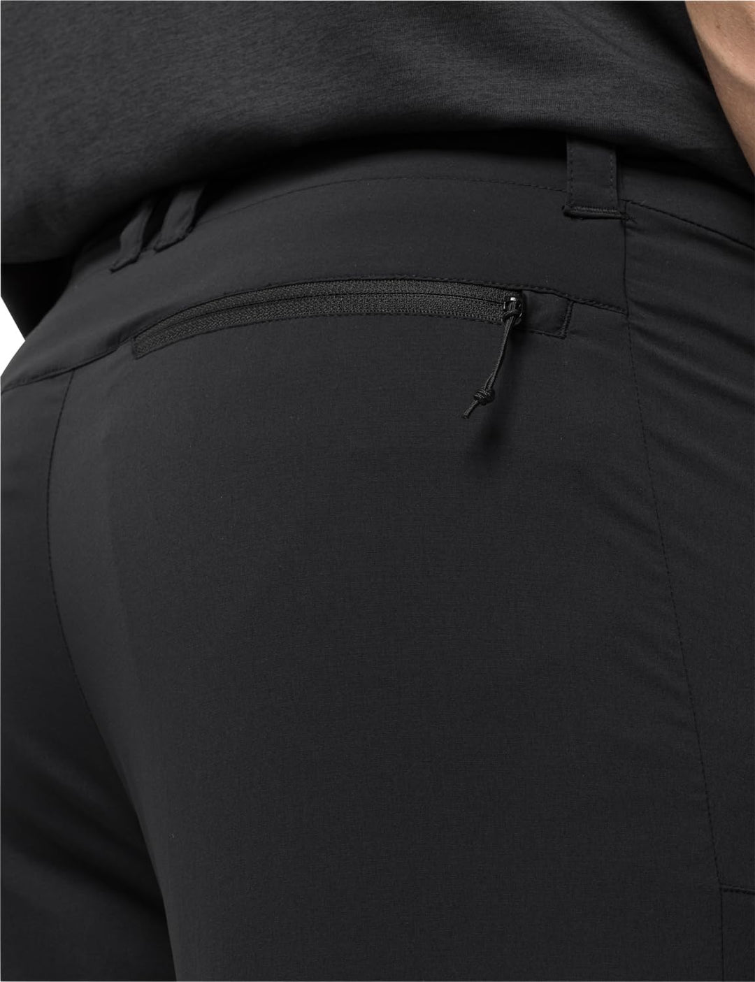 Jack Wolfskin Herren Glastal Zip Off Pants M Wanderhose, Schwarz, 46 EU