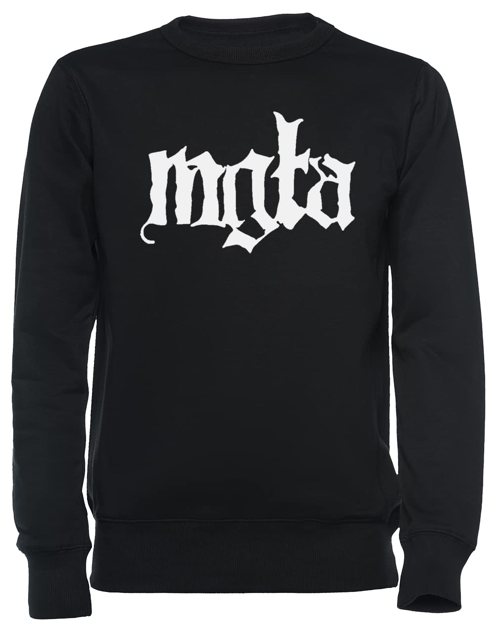 Vendax Mgla Band Logo Unisex Sweatshirt Schwarz XL Schwarz, XL Schwarz