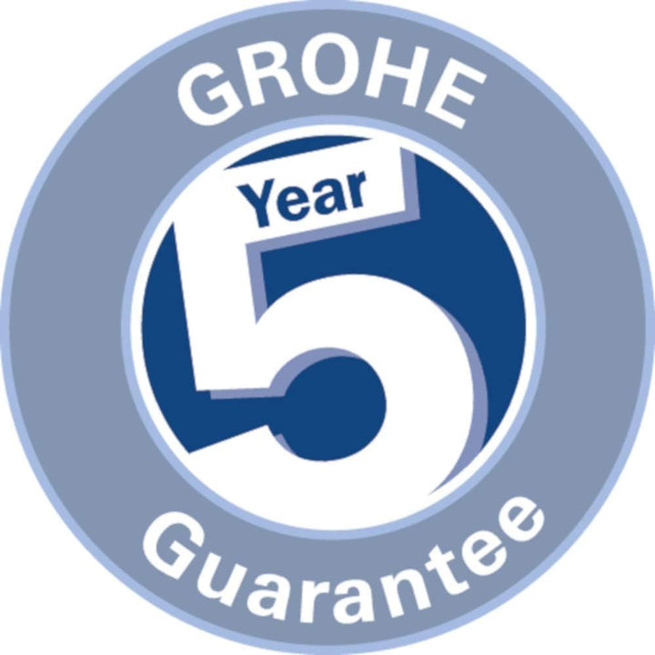 GROHE BauEdge - Einhand-Waschtischarmatur (DN15, M-Size, Einlochmontage), chrom, 23758000 Bauedge M-