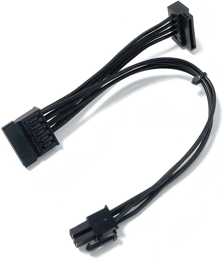 JINTAI Netzteil Ladegerät DC Power Kabel für HP M01 N01 S01 TE01 TG01 TP01 PWR(2 * 2) TO 2 SATA 15p