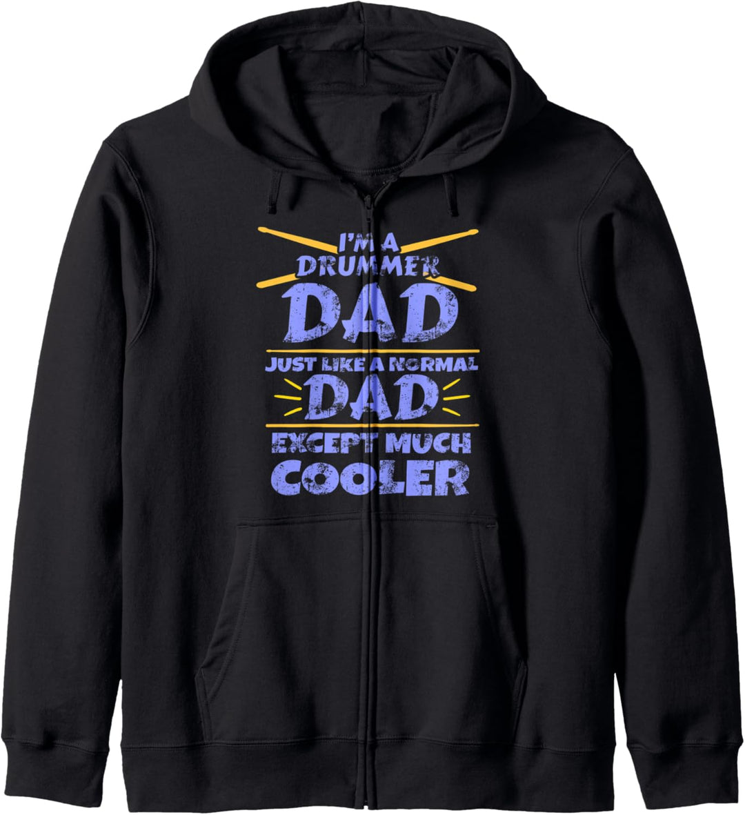 Papa Schlagzeuger Herren Geschenk Trommeln Schlagzeug Kapuzenjacke