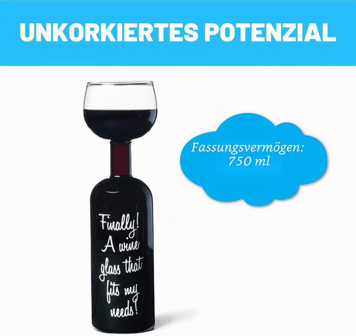 BigMouth Inc Ultimative Weinflasche Glas Ultimate, Ultimate