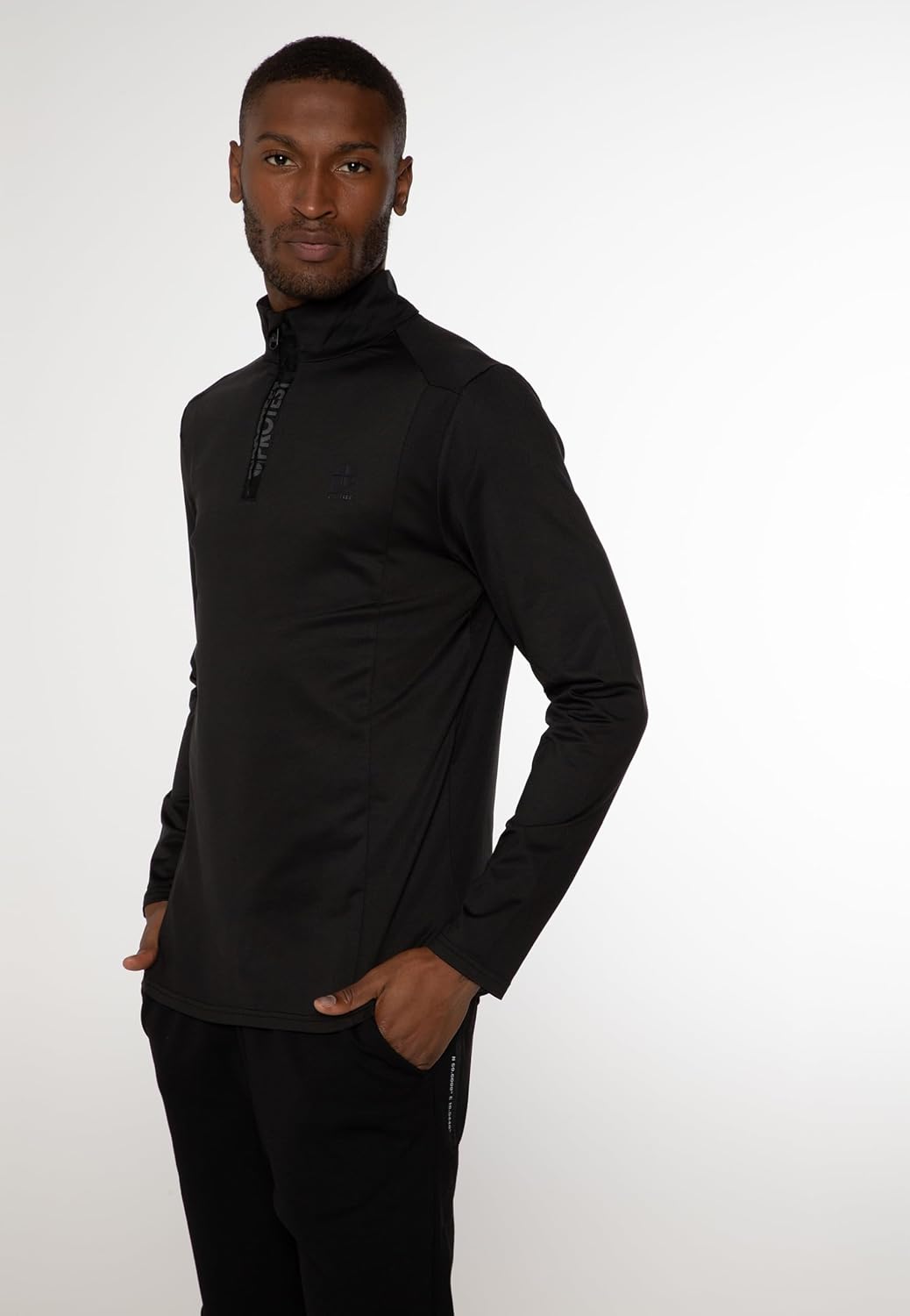 Protest Herren Cycling T-Shirt PRTHINDES, XS True Black