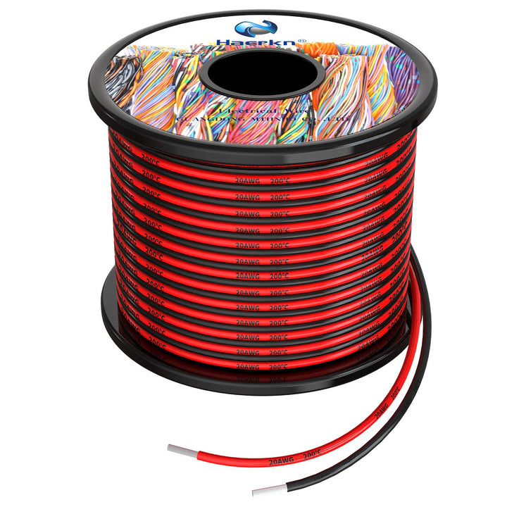 20awg 0,5mm² Silikon Elektrischer Draht Kabel 2x30 Meter sauerstofffrei hochtemperatur beständiger v