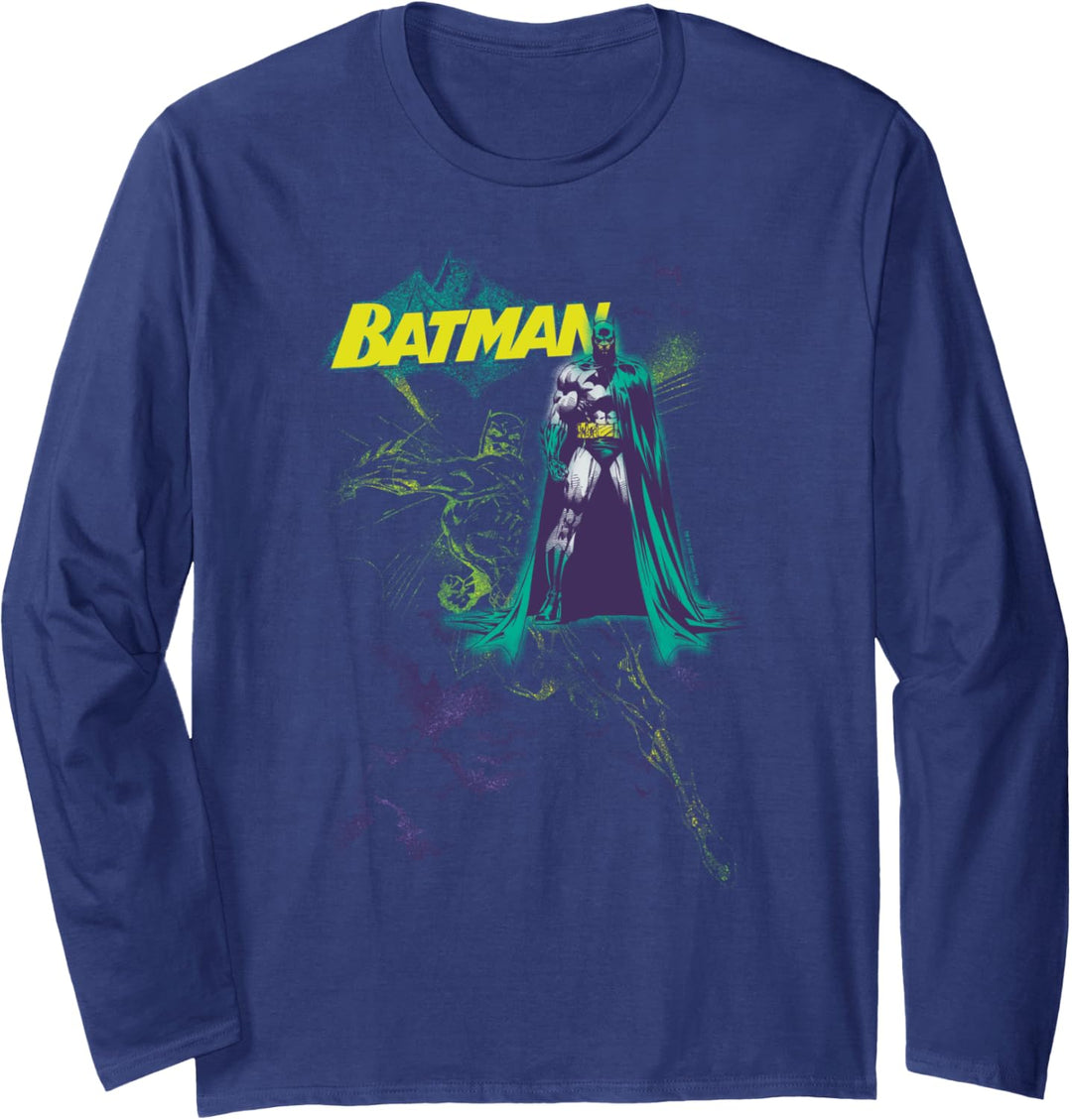 Batman Bat Spray Langarmshirt