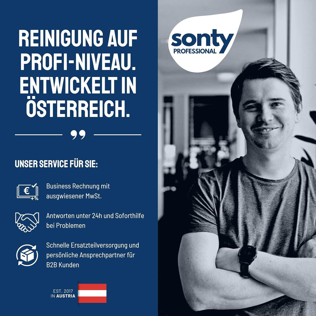 Sonty 1 Stück Wischmopp Set XL 50 cm, Klapphalter Magnet, Mopstange Alu, Microfaser Mopp (1), 1