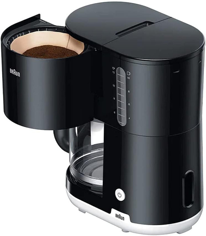 Braun Household Breakfast1 Filter Coffee Maker AromaCafe OptiBrew System Automatic Shut-Off Coffee M