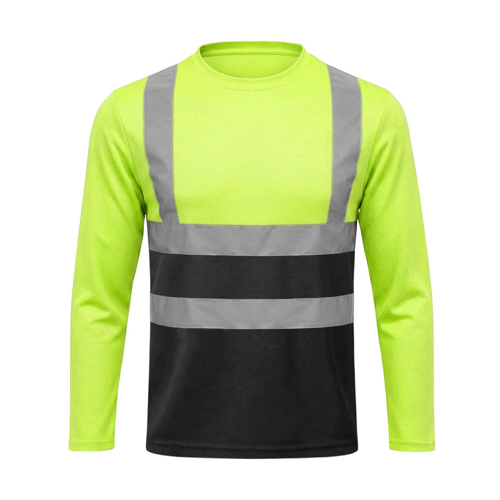 HYCOPROT Warnschutz T-Shirt Warnweste Reflektierend Hochsichtbares Warnweste Warnshirt Atmungsaktiv