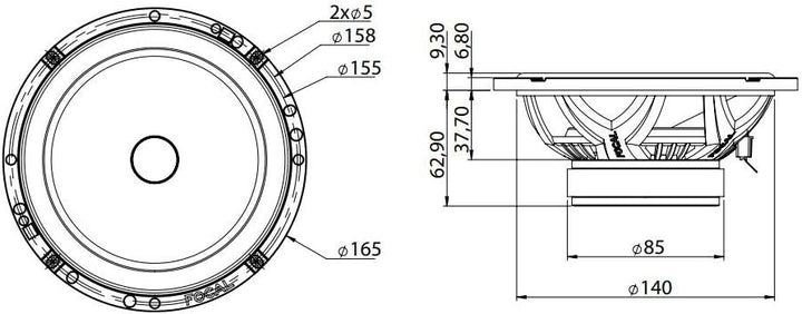 Focal Performance Access 165AS - 16,5cm Composystem Einzelbett, Einzelbett