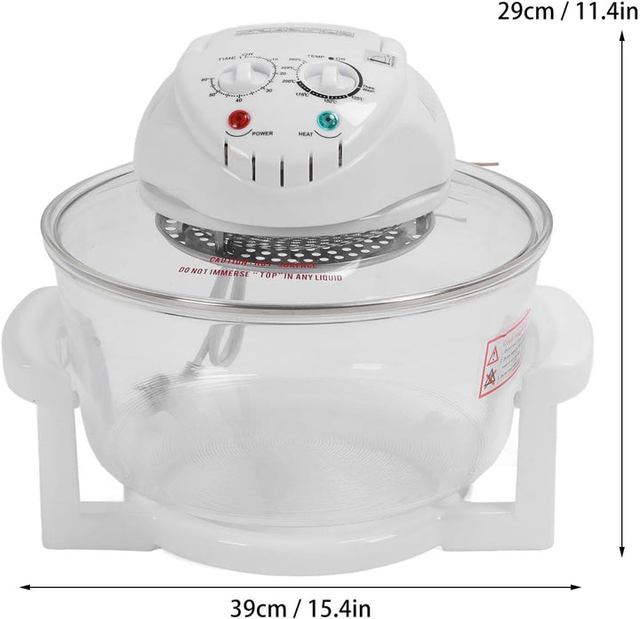 Luftfritteuse, Elektrischer Küchenkessel, Fritteusentopf mit Fritteusenkorb, 12 L, Grosses Fassungsv