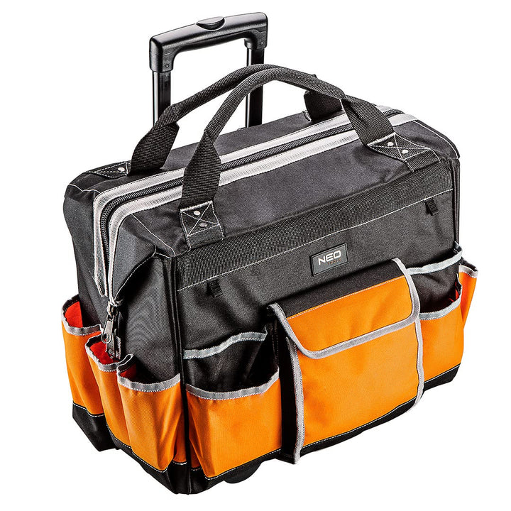 NEO TOOLS mobiler Profi Werkzeugkoffer mit Rollen Werkzeugbox Werkzeugtasche Werkzeugkiste Werkzeuga