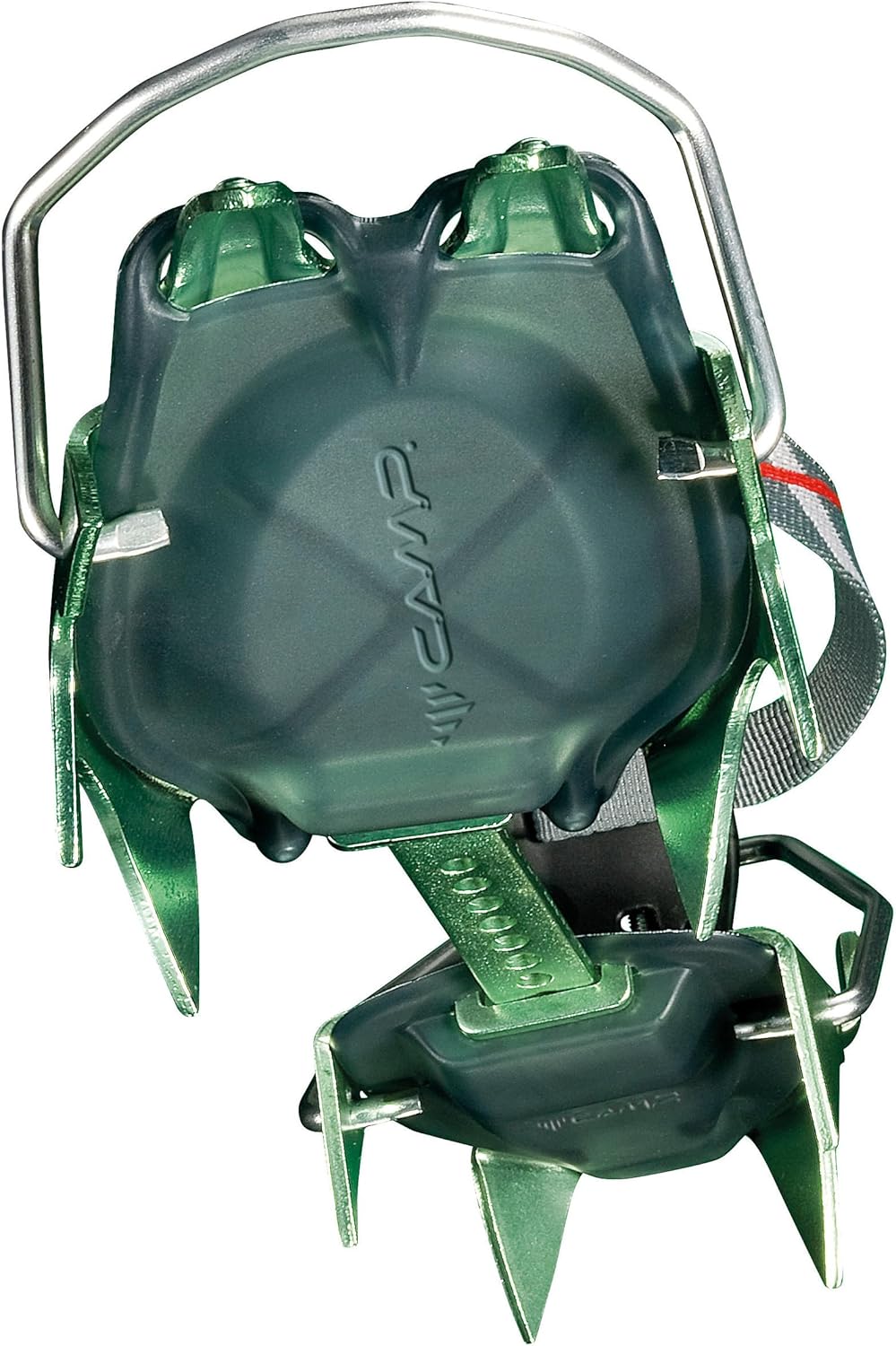 CAMP Xlc 390 Automatic Grün - Leichtes Aluminium Skitouren Steigeisen, Grösse One Size - Farbe Green