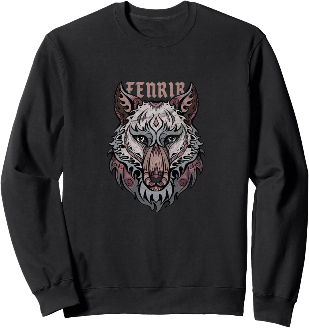 Fenrir Odins Wolf Norse Mythology Viking Walhalla Wotan Sweatshirt