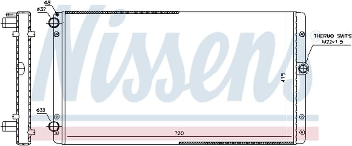 Nissens 65301 Kühler, Motorkühlung