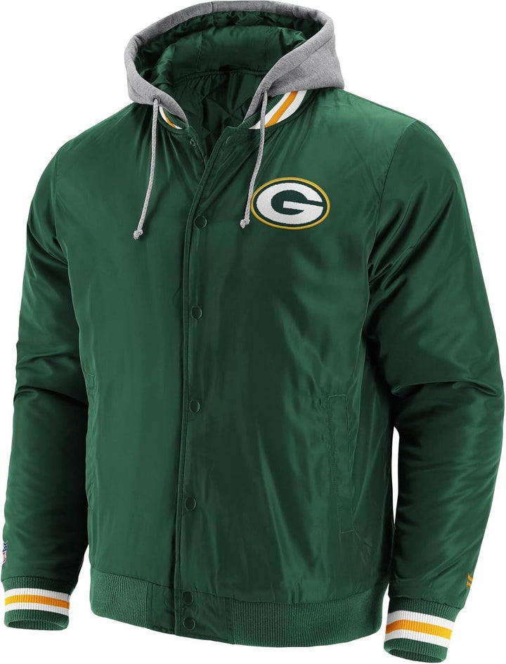 Fanatics Las Vegas Raiders Black NFL Sateen Jacket M Celtic Green, M Celtic Green