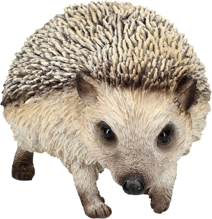 Figuren Shop GmbH Gartenfigur Igel auf Wanderschaft – Realistische HotAnt Igelfigur, 18,5 cm Länge,
