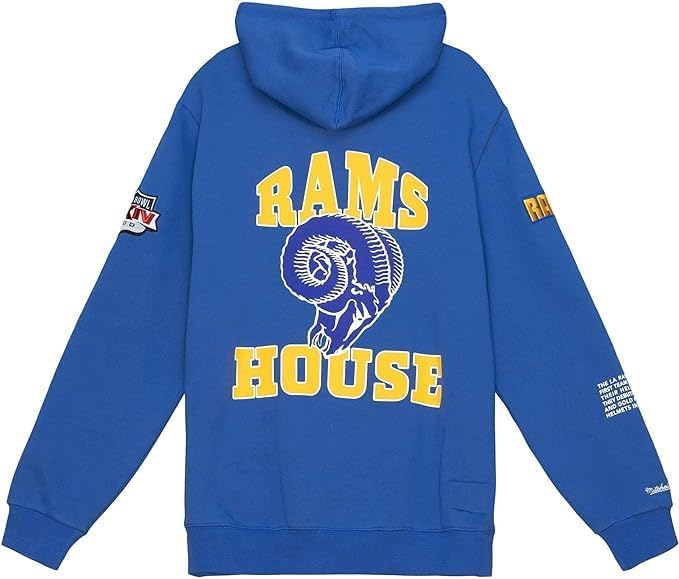 Mitchell &amp; Ness Fleece Hoody - Origins Los Angeles Rams, S