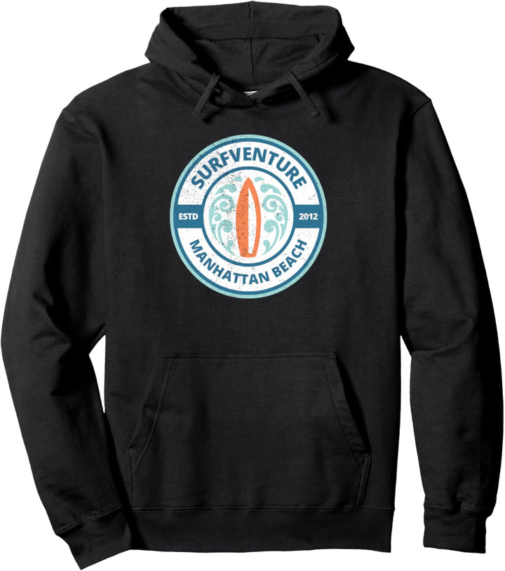 Manhattan Beach Surfen Surfbrett Surfen Pullover Hoodie