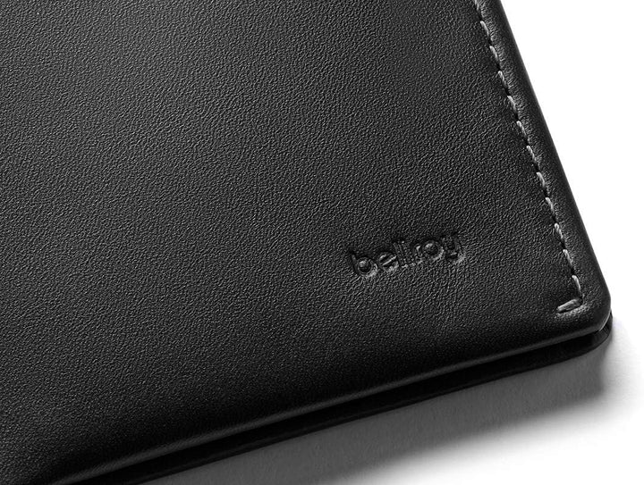 Bellroy Note Sleeve – dünne Lederbörse, mit RFID-Schutz (max. 11 Karten Plus Scheine) - Black - Rfid